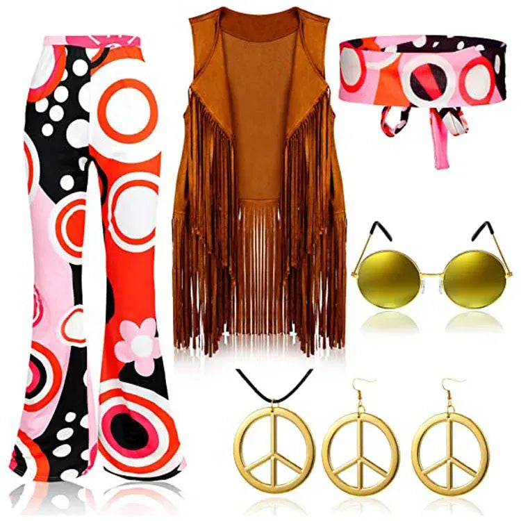 Pink / S / Other costume hippie