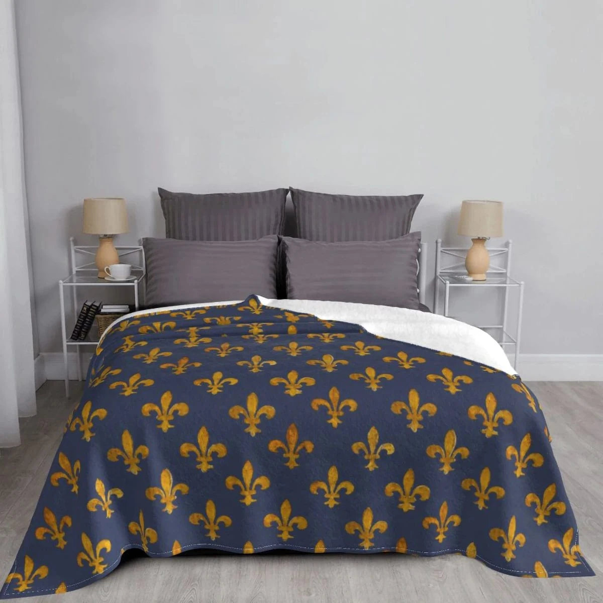 plaid fleur de lys