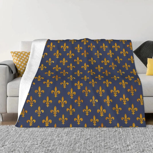 plaid fleur de lys