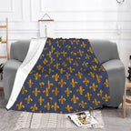 plaid fleur de lys