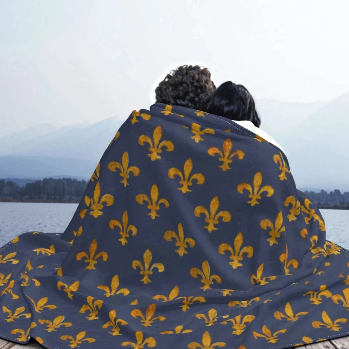 plaid fleur de lys