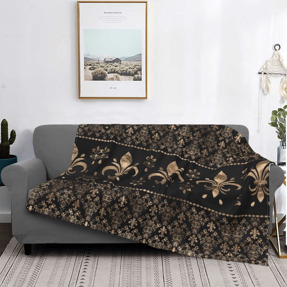 plaid fleur de lys