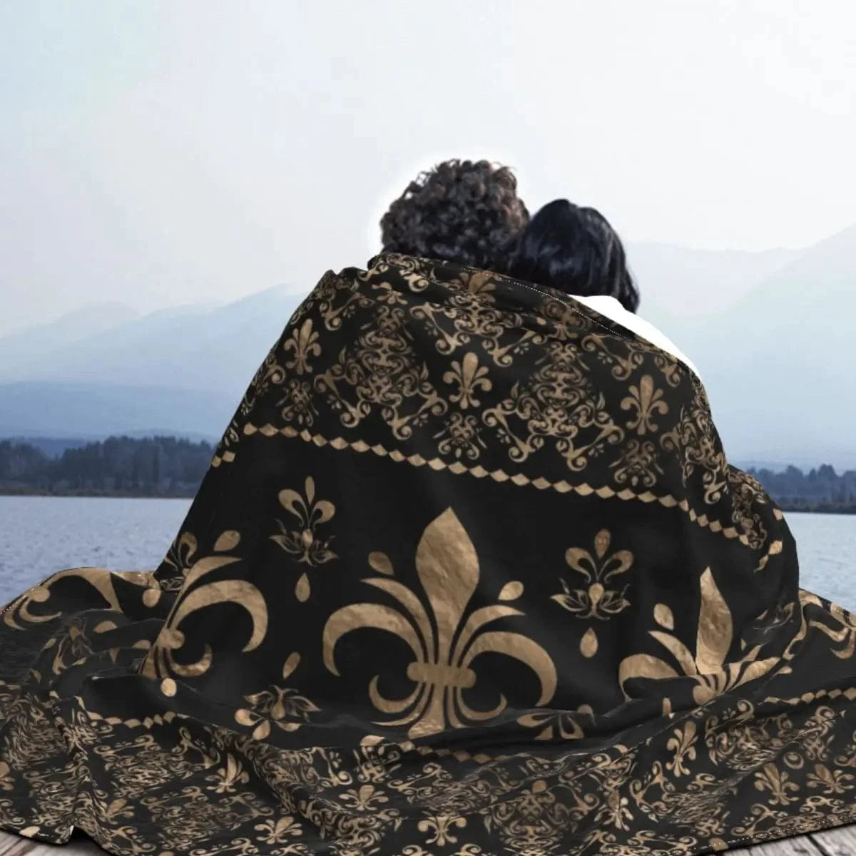 plaid fleur de lys