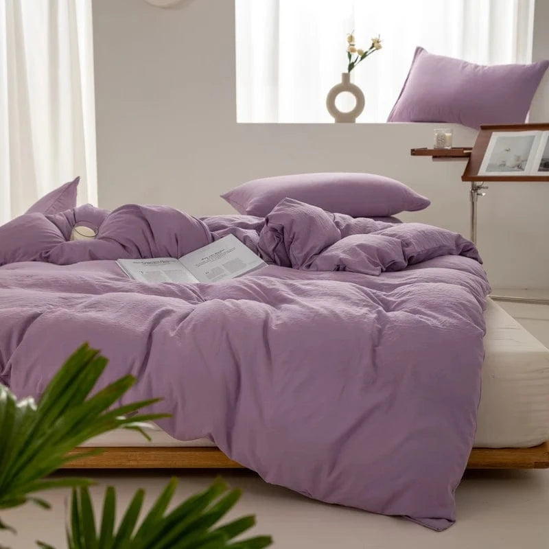 pourpre / 135x200cm 1PC housses de couettes 100 pour 100 coton