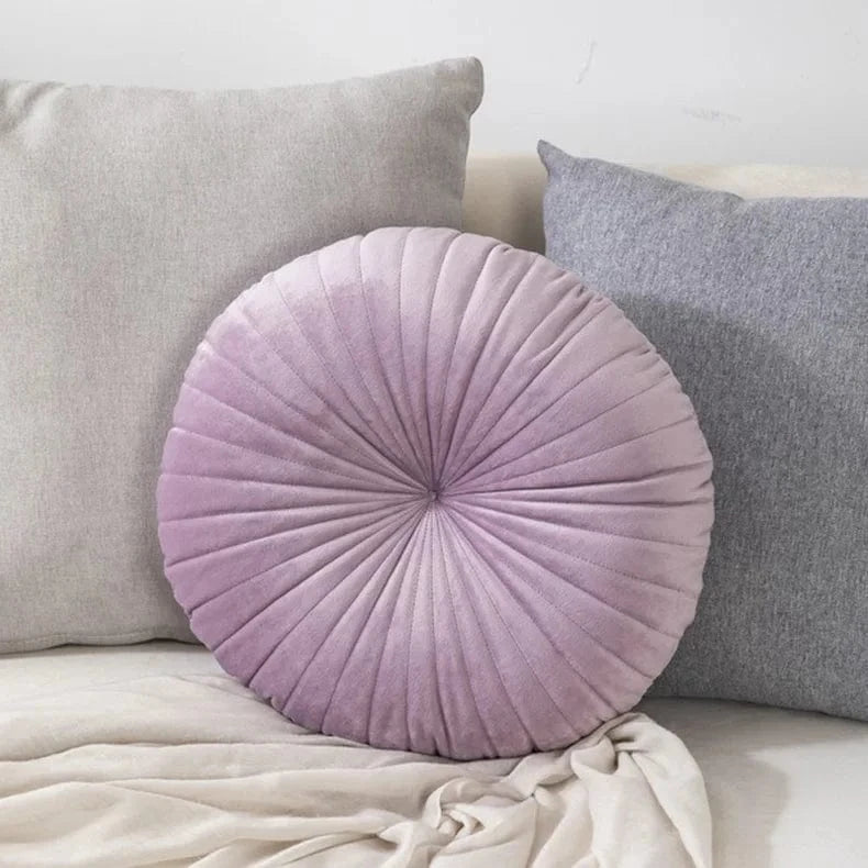 pourpre / 35cm coussin de sol ronds