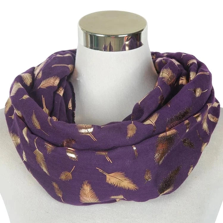 Purple Gold foulard