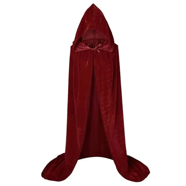 red / One Size cape à capuche