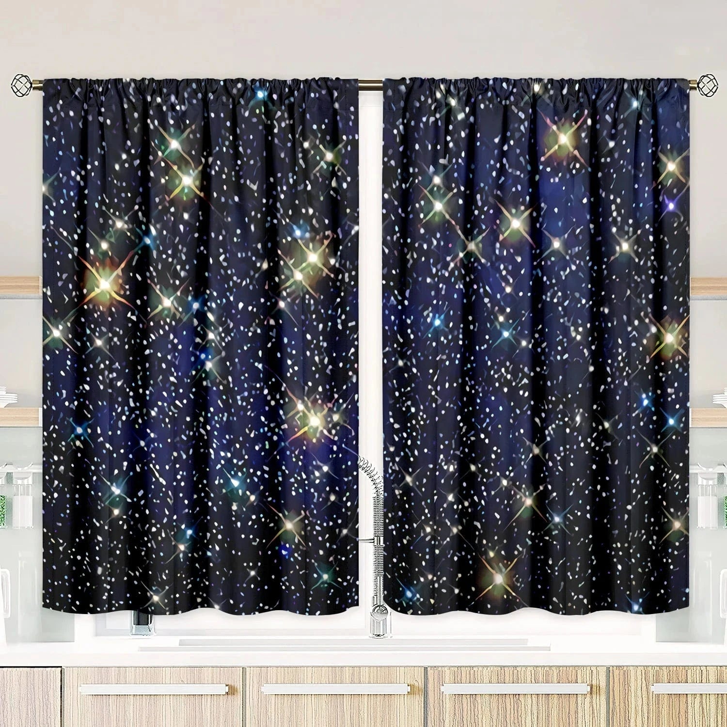 rideaux étoilés hubble