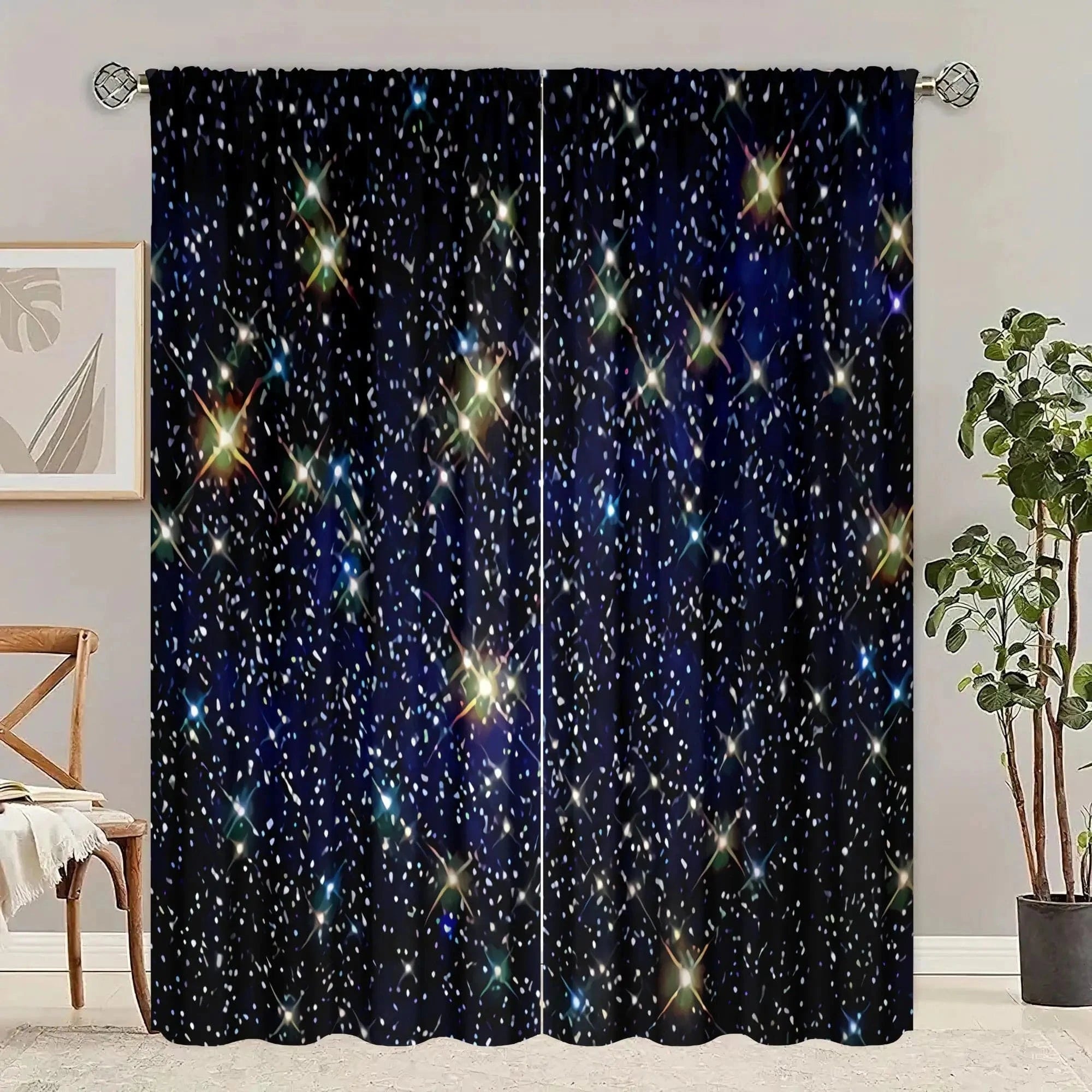 rideaux étoilés hubble