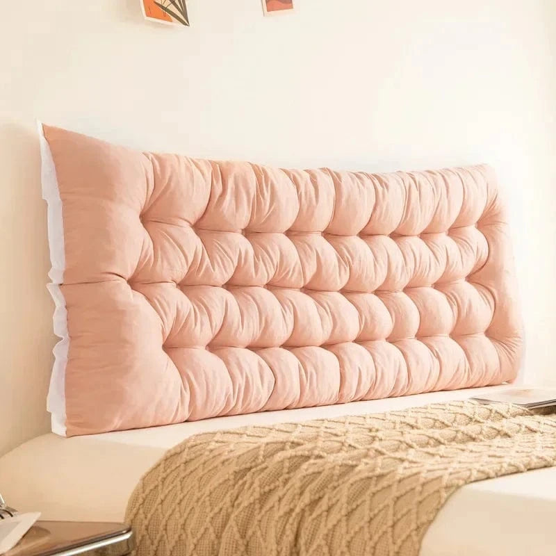 rose pâle / 100x50cm coussin en tête de lit
