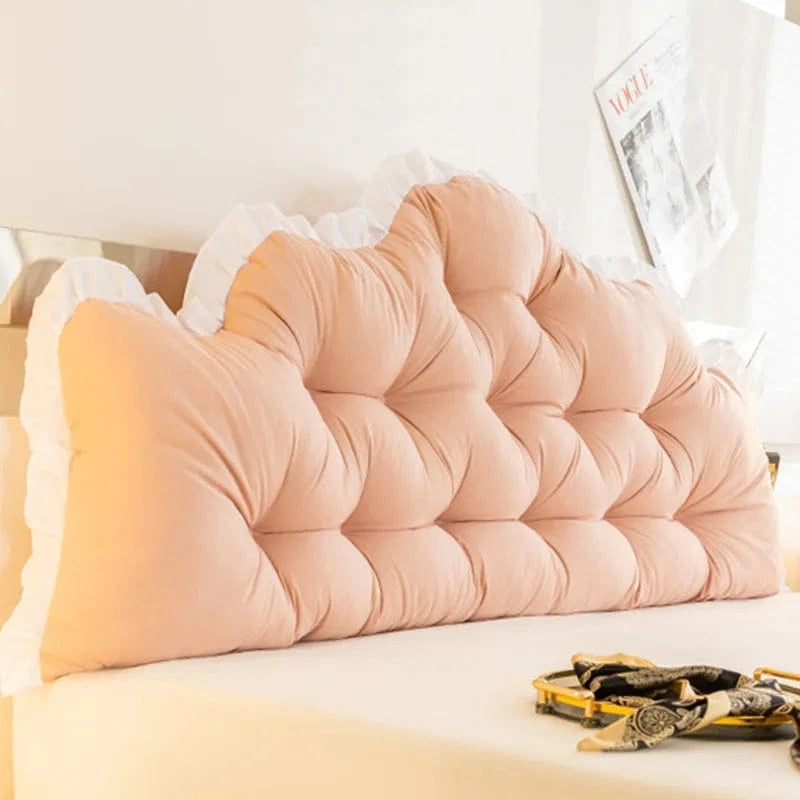 rose pâle / 200x75x10cm coussin pour tête de lit