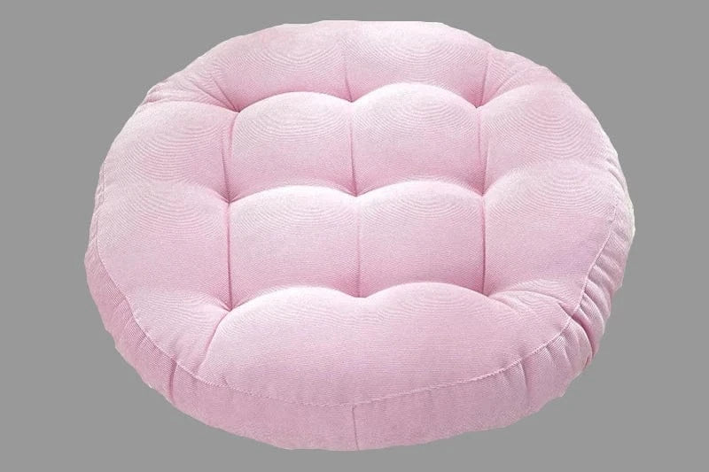 rose / Round 42cm coussin de sol rond