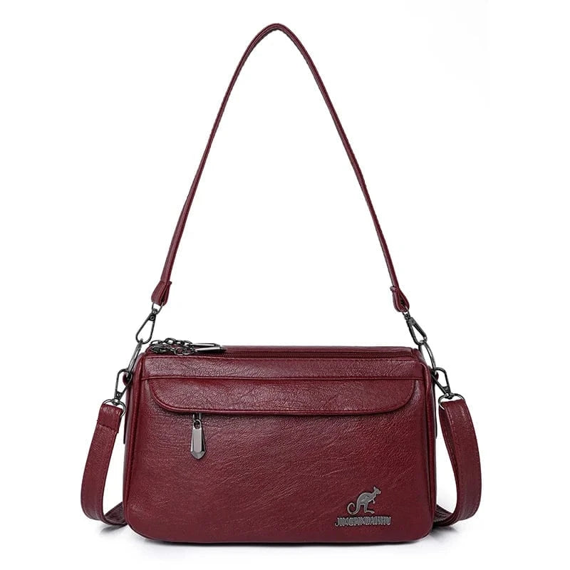 rouge / 27cm10cm16cm sac vintage