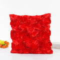 rouge / 40x40cm housse de coussin décorative