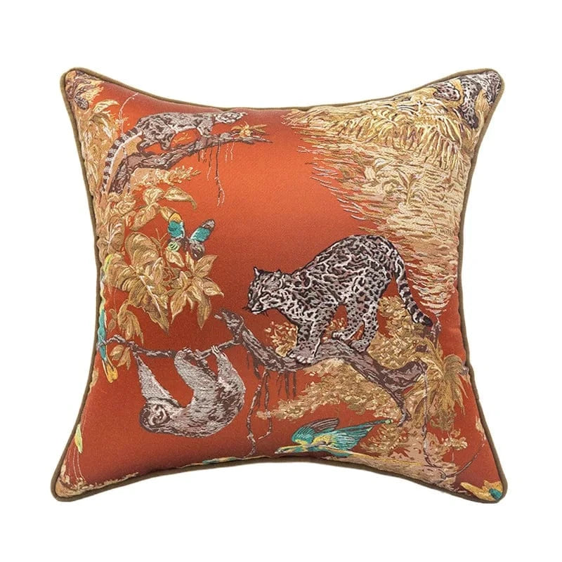 rouge / 45x45CM housse de coussin de luxe