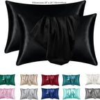 taie d'oreiller satin 2 pièces