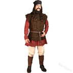 Tunique chemise viking à lacets