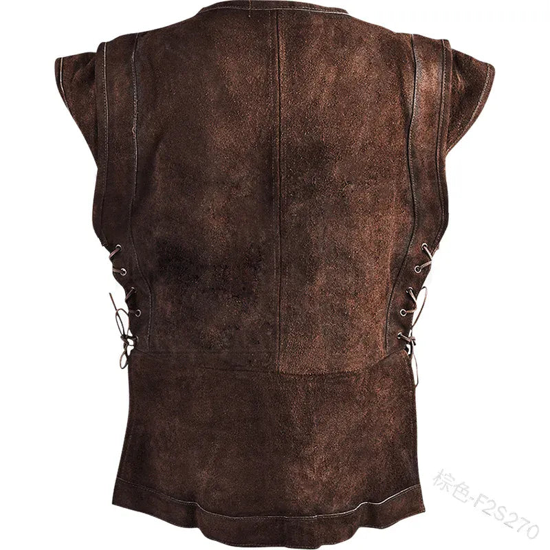 Tunique chemise viking à lacets