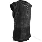 Tunique chemise viking à lacets