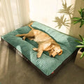 vert / 80x66x7cm grand coussin pour chien