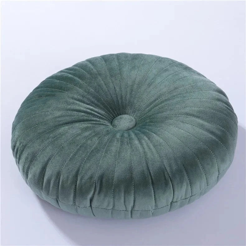 vert foncé / 35cm coussin de sol ronds