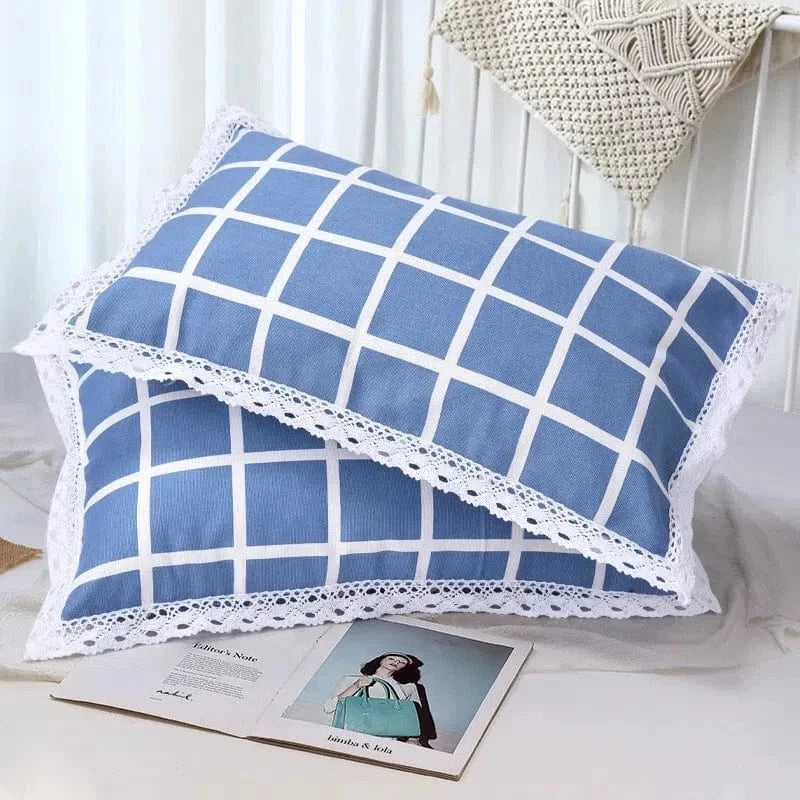 W-pillowcase 1pc taie d'oreiller pur coton