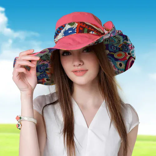watermelon red / M 55-58cm chapeau printemps
