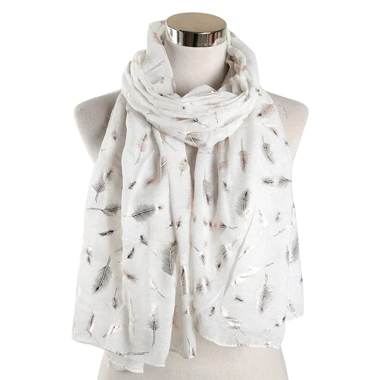 White Gold Long foulard