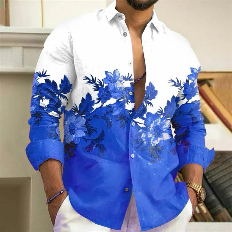 WSX0183YM / 5XL T-Shirt Floral Vintage