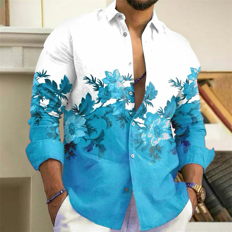 WSX0185YM / 5XL T-Shirt Floral Vintage
