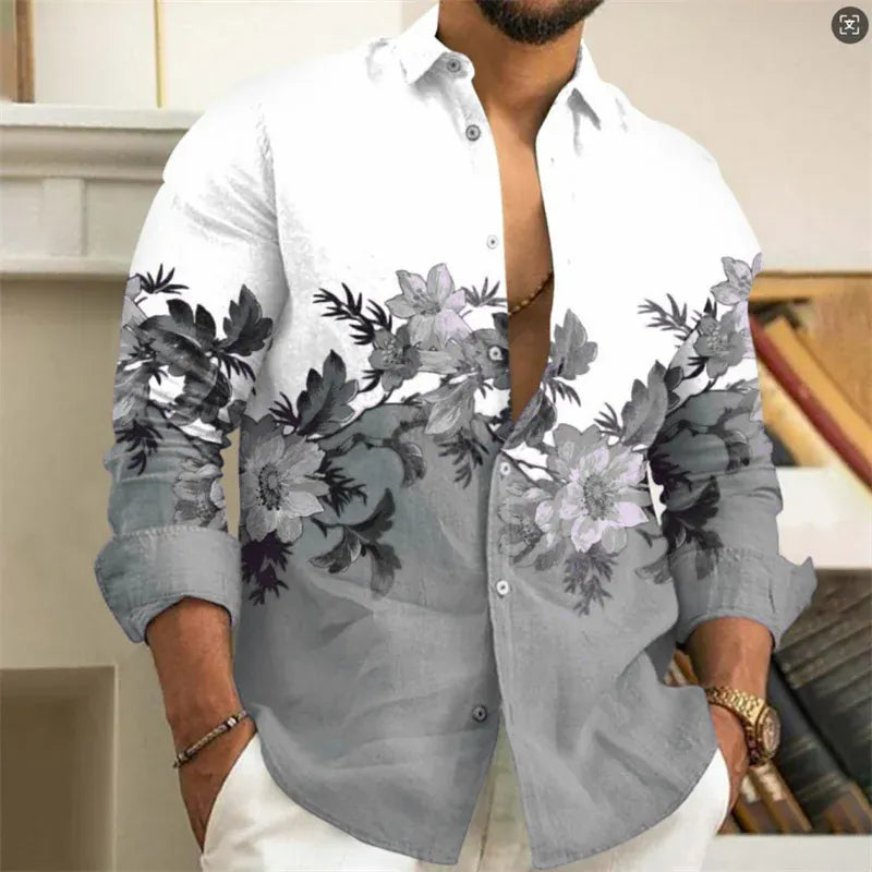 WSX0188YM / 5XL T-Shirt Floral Vintage