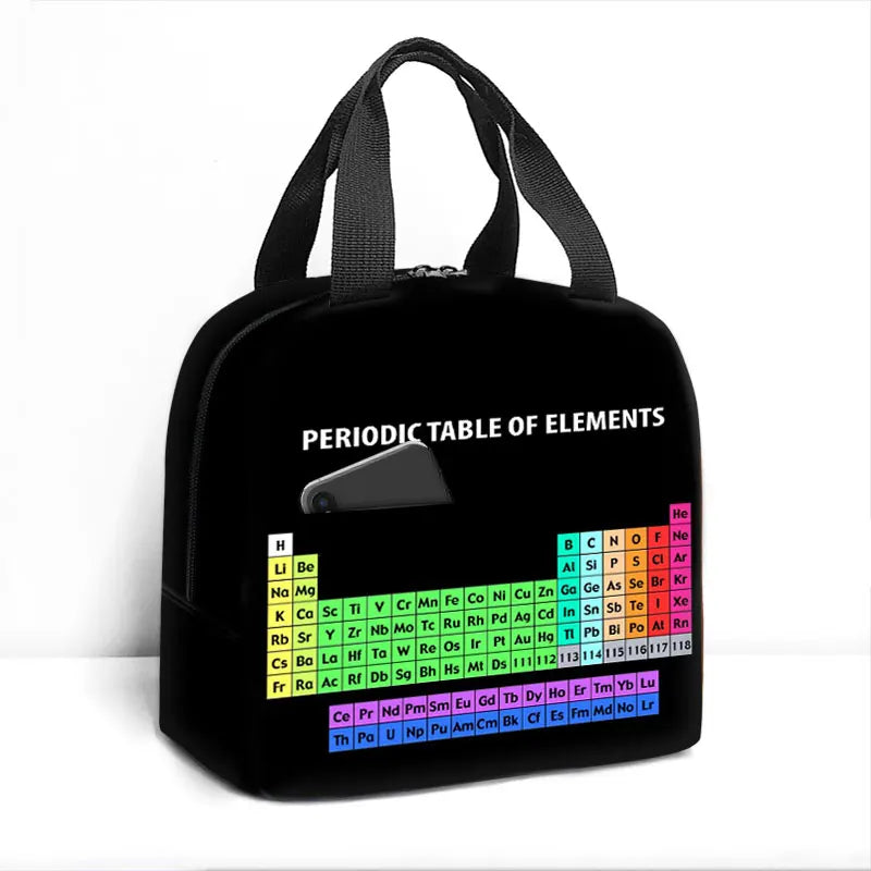 XXBQ-8275 / 22x20x10cm  9x8x4in Periodic Table of Elements lunch box