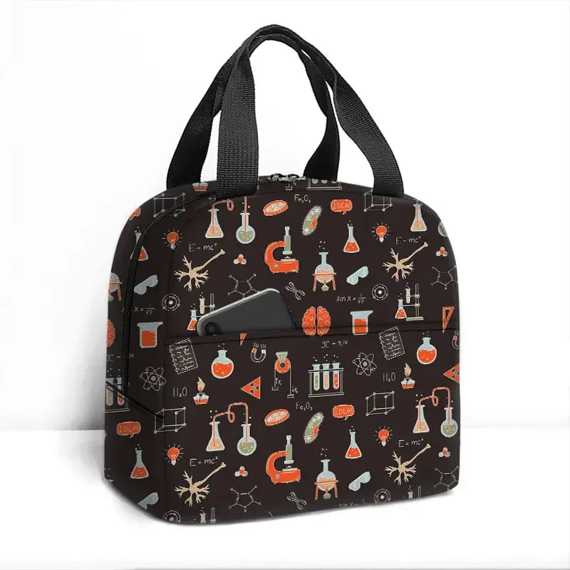 XXBQ-8282 / 22x20x10cm  9x8x4in Periodic Table of Elements lunch box