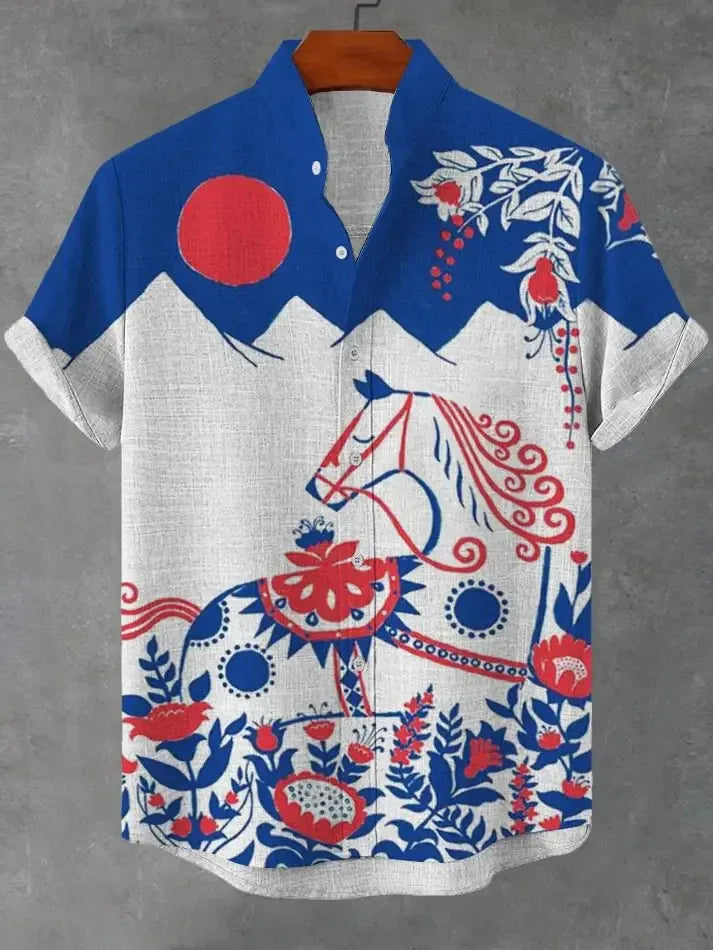 YM-0327 / L Chemise d'Été en Lin