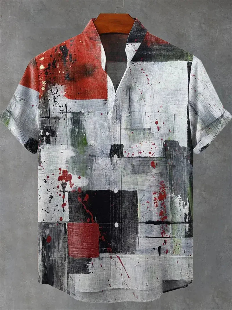 YM-0347 / L Chemise d'Été en Lin
